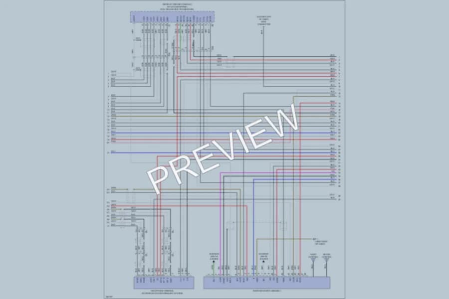 2011 Lexus LX570 Radio wiring diagram preview