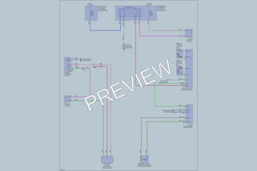 2011 Lexus RX350 Cooling Fan wiring diagram preview