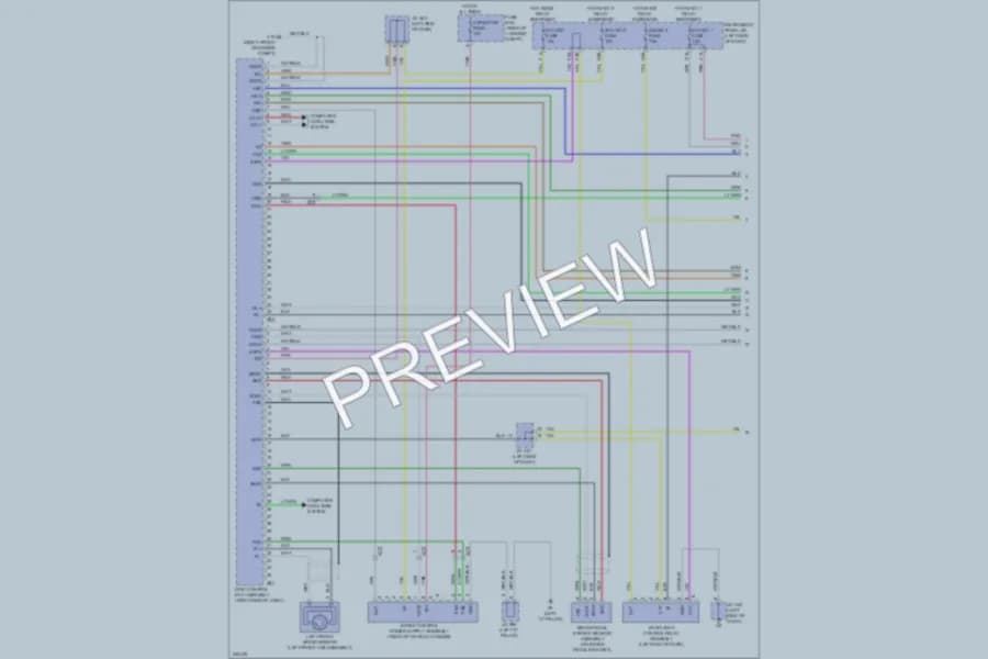 2011 Lexus RX450h Anti Lock Brakes wiring diagram preview