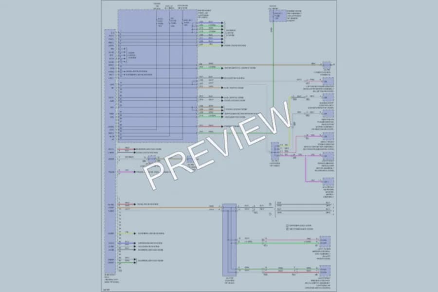 2011 Lexus RX450h Body Control Modules wiring diagram preview