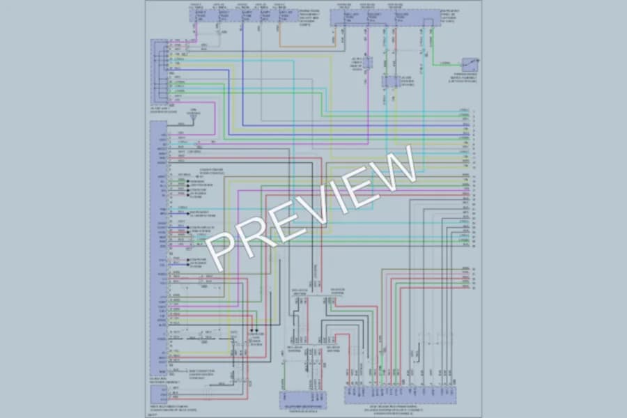 2011 Lexus RX450h Radio wiring diagram preview