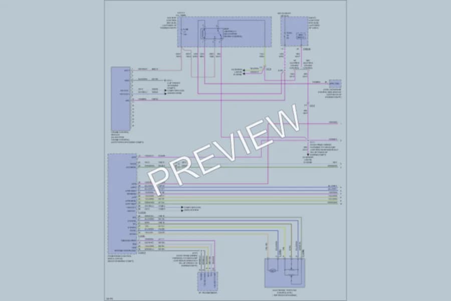 2011 Lincoln MKS Cruise Control wiring diagram preview