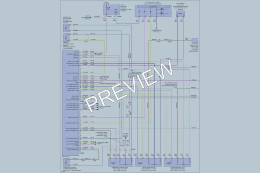 2011 Lincoln MKT Air Conditioning wiring diagram preview