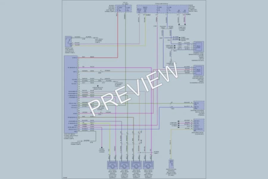 2011 Lincoln MKT Anti Lock Brakes wiring diagram preview