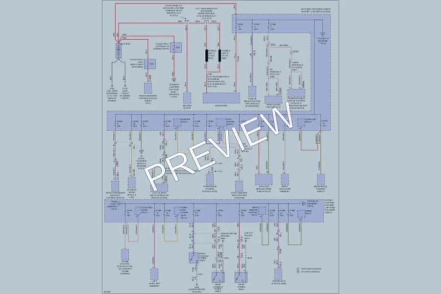 2011 Lincoln MKT Power Distribution wiring diagram preview