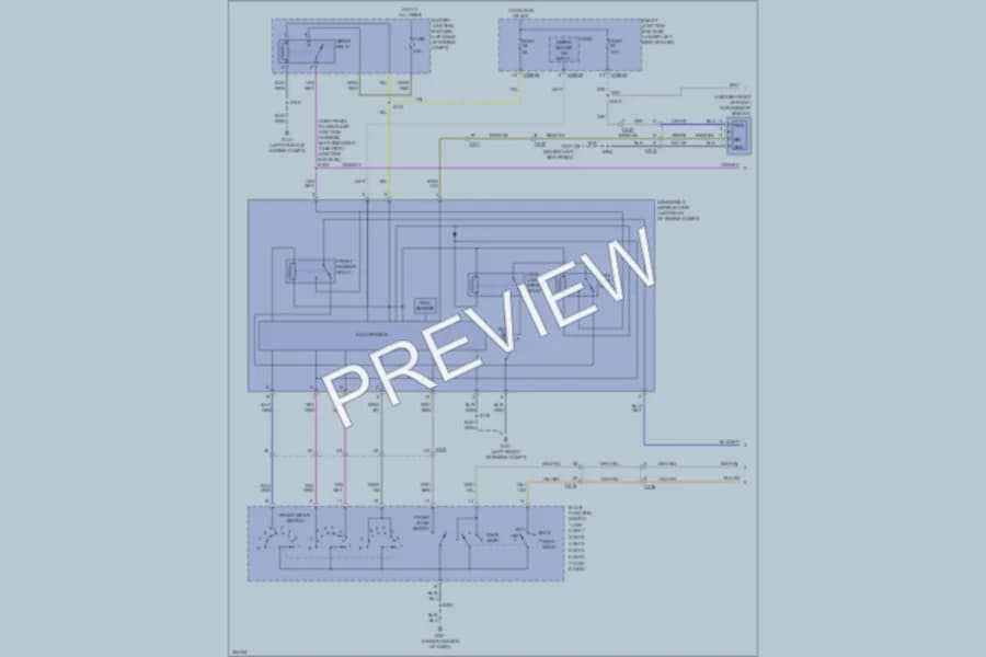2011 Lincoln MKT Wiper Washer wiring diagram preview