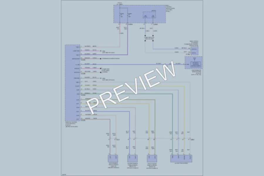 2011 Lincoln MKX Anti Theft wiring diagram preview