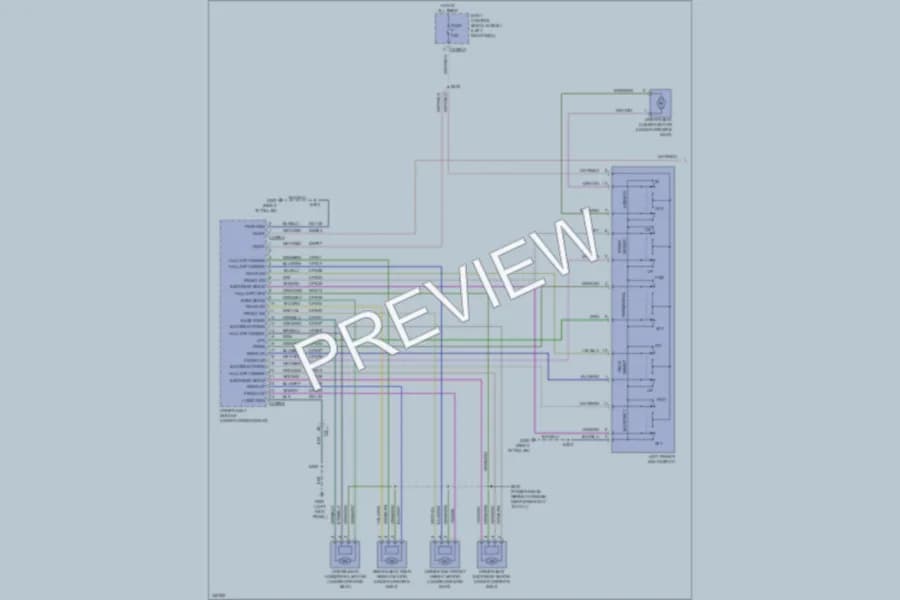 2011 Lincoln MKX Memory Systems wiring diagram preview
