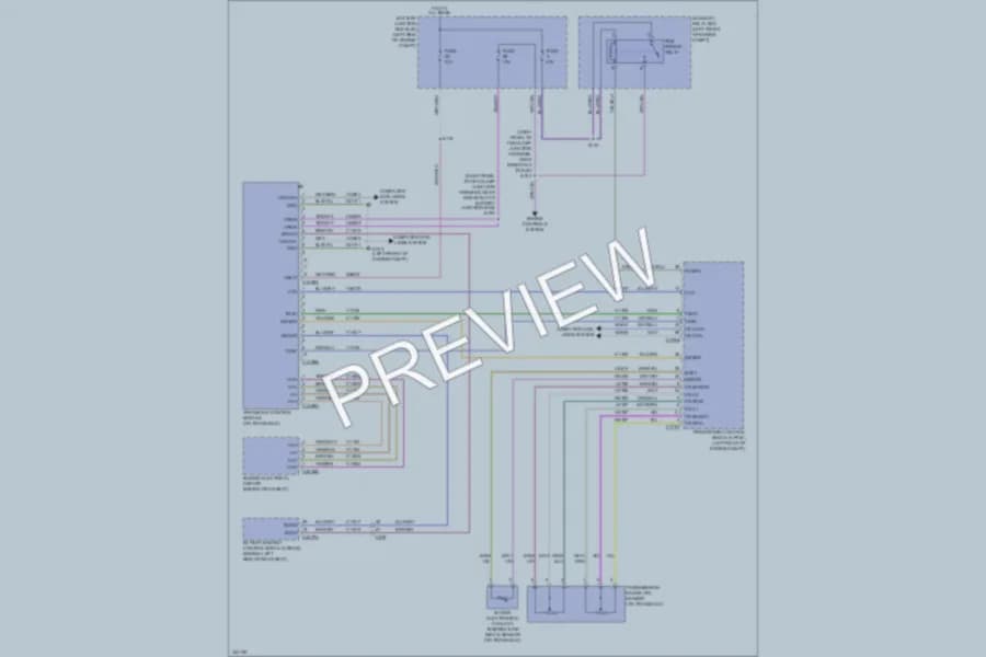 2011 Lincoln MKZ Transmission wiring diagram preview