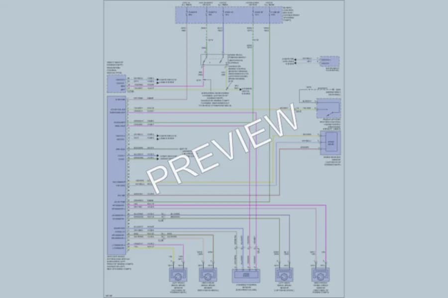 2011 Lincoln Navigator Anti Lock Brakes wiring diagram preview