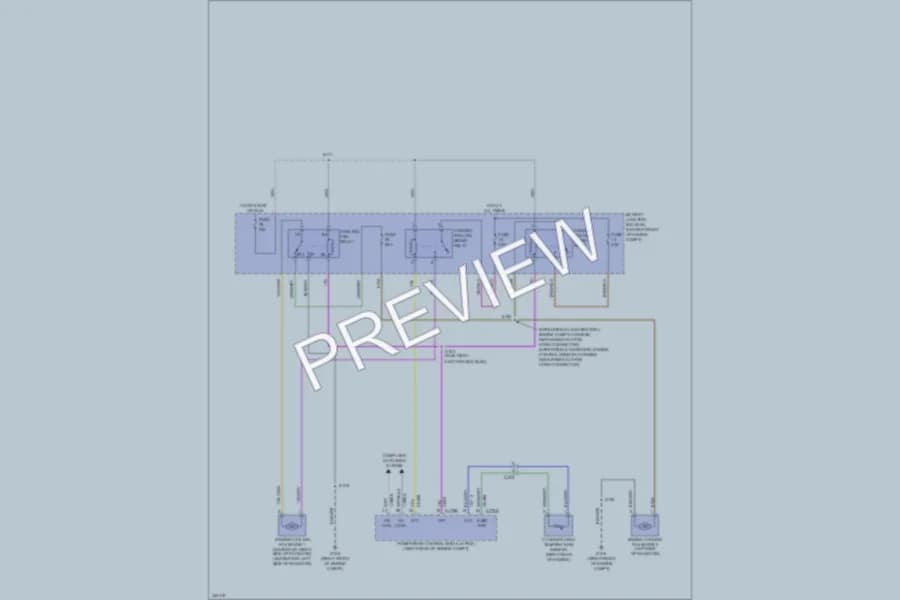 2011 Lincoln Navigator Cooling Fan wiring diagram preview