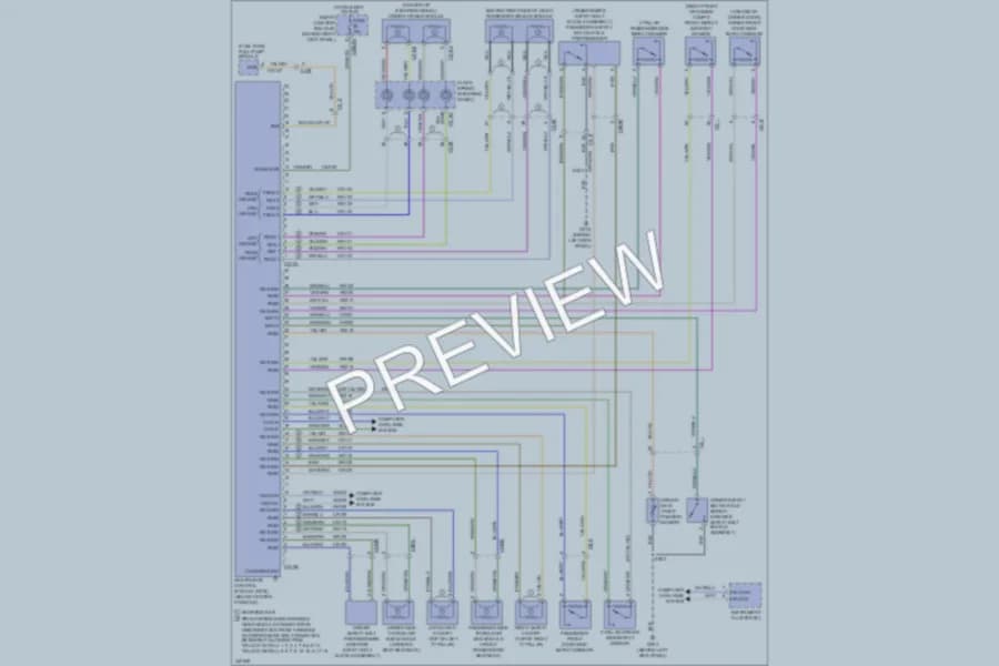 2011 Lincoln Navigator Supplemental Restraints wiring diagram preview