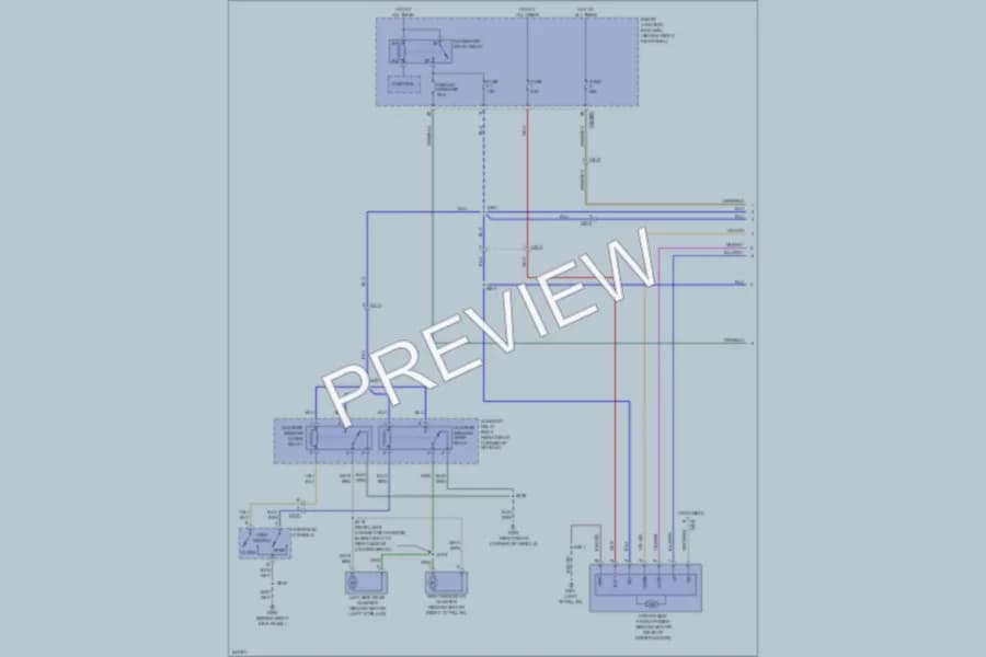 2011 Lincoln NavigatorL Power Windows wiring diagram preview