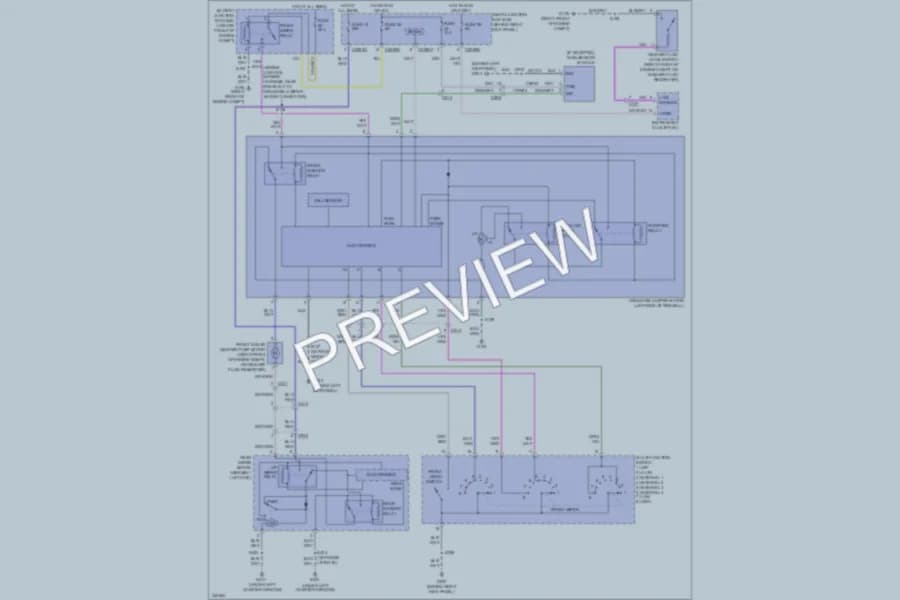 2011 Lincoln NavigatorL Wiper Washer wiring diagram preview