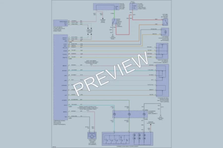 2011 Lincoln TownCar Cruise Control wiring diagram preview
