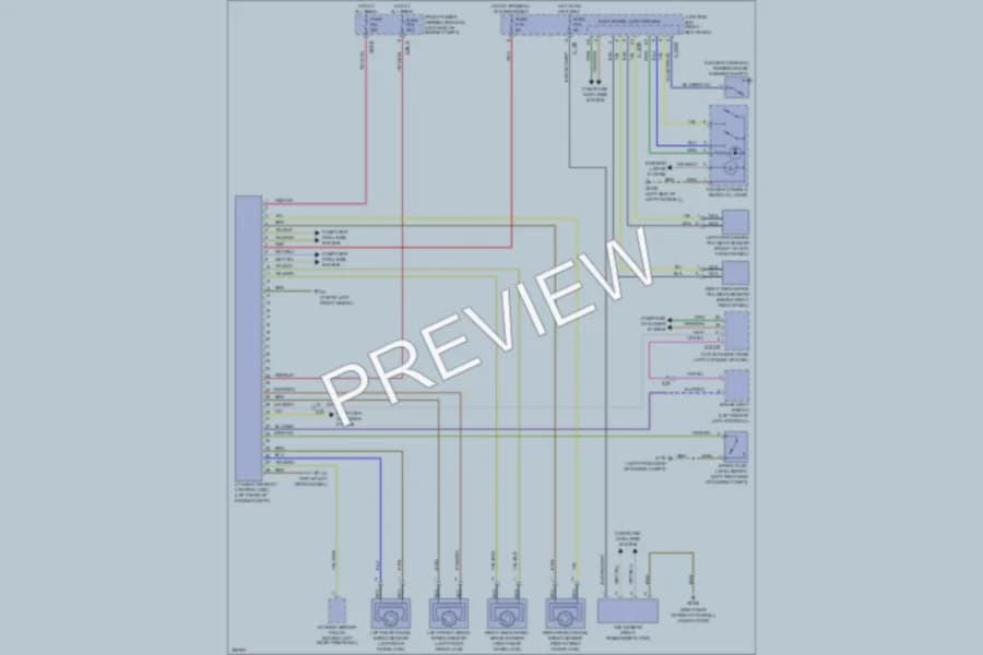 2011 MINI Cooper Anti Lock Brakes wiring diagram preview