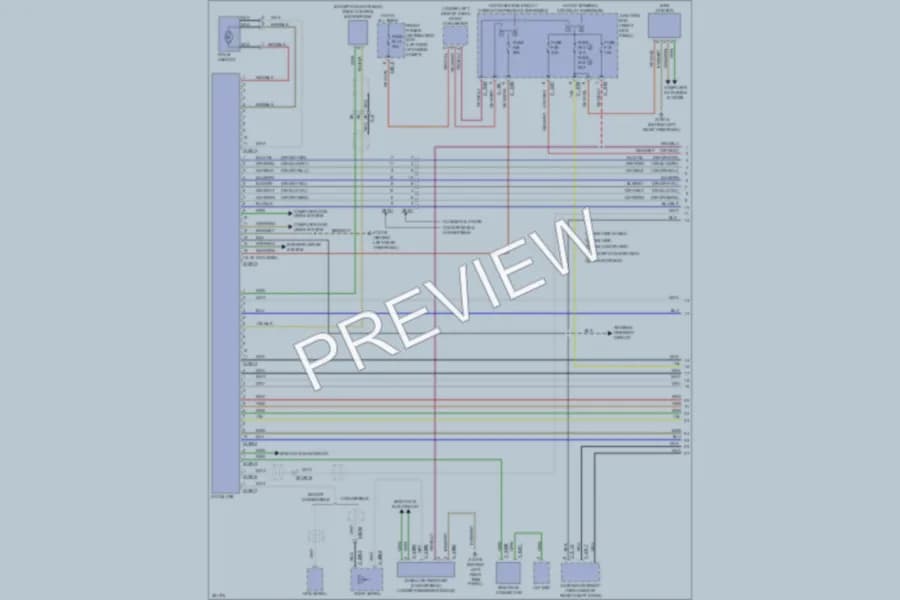 2011 MINI CooperClubman Navigation wiring diagram preview