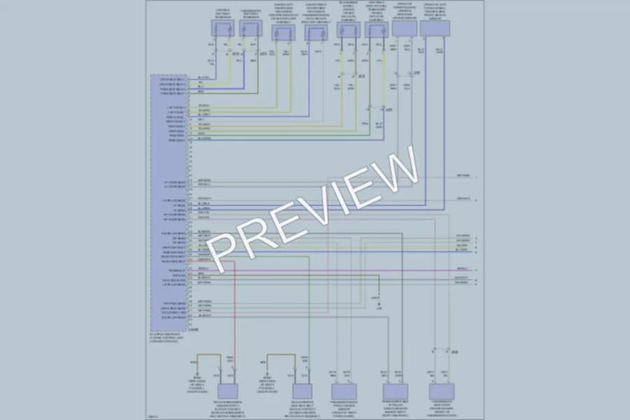 2011 MINI CooperClubman Supplemental Restraints wiring diagram preview