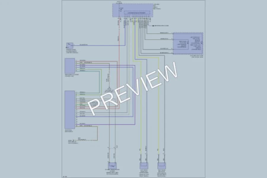 2011 MINI CooperCountryman Instrument Cluster wiring diagram preview