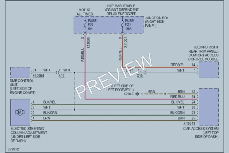 2011 MINI CooperCountryman Shift Interlock wiring diagram preview