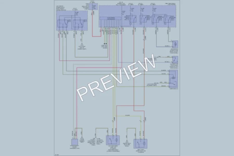 2011 MINI CooperCountryman Wiper Washer wiring diagram preview