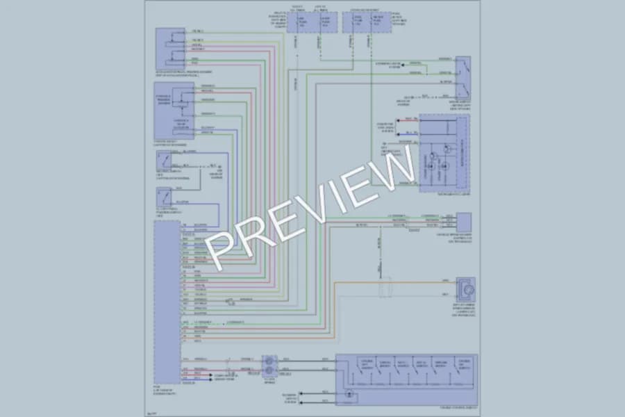 2011 Mazda 2 Cruise Control wiring diagram preview