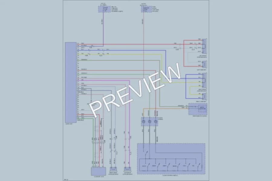2011 Mazda 2 Radio wiring diagram preview