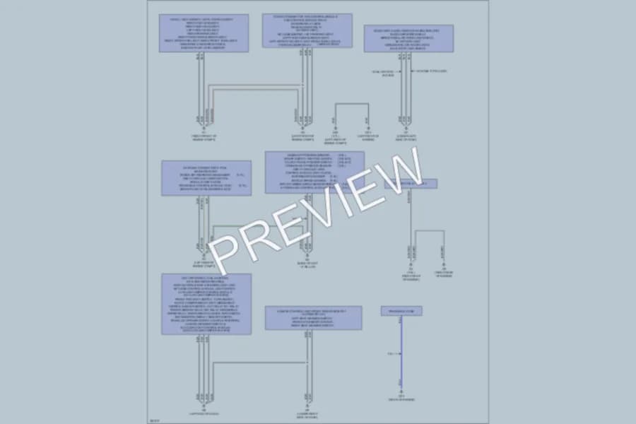 2011 Mazda 6 Ground Distribution wiring diagram preview