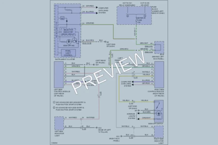 2011 Mazda 6 Navigation wiring diagram preview