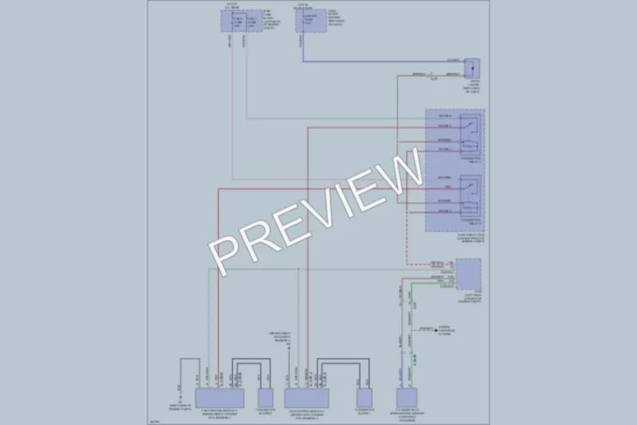 2011 Mazda CX9 Cooling Fan wiring diagram preview