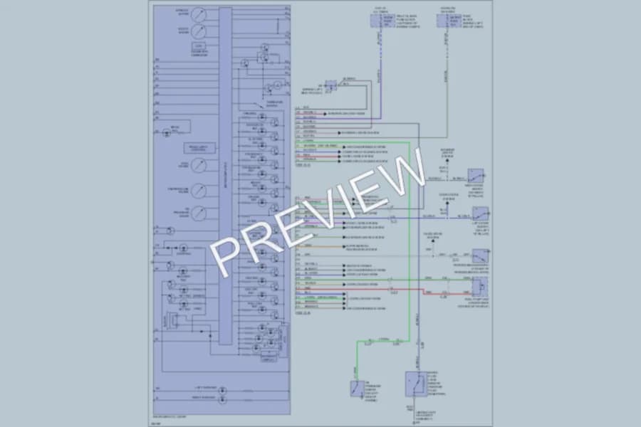 2011 Mazda MX5Miata Instrument Cluster wiring diagram preview