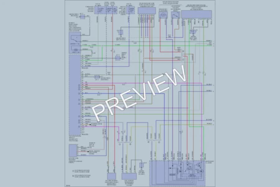 2011 Mazda MX5Miata Power Door Locks wiring diagram preview