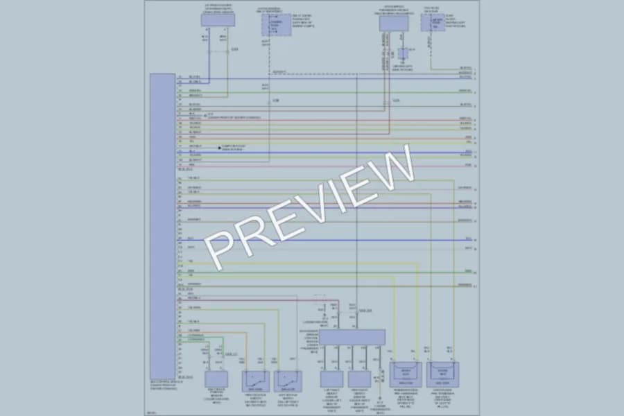 2011 Mazda MX5Miata Supplemental Restraints wiring diagram preview