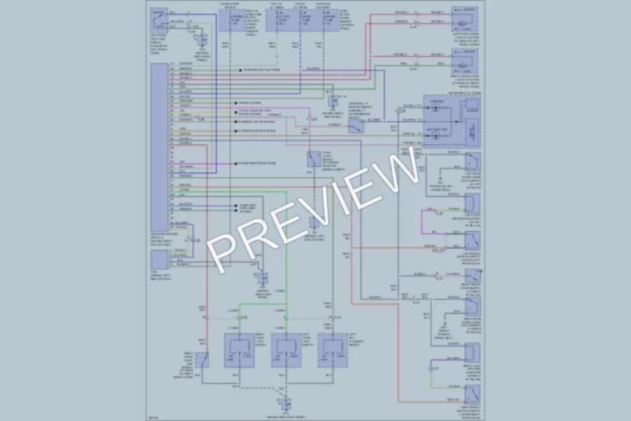 2011 Mazda RX8 Anti Theft wiring diagram preview