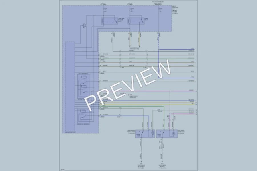 2011 Mazda Tribute Anti Theft wiring diagram preview