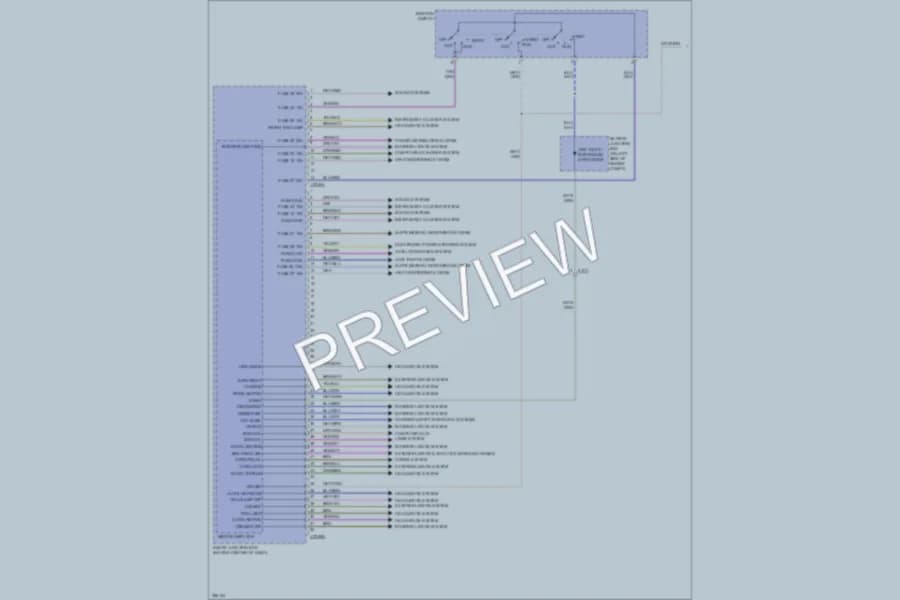 2011 Mazda Tribute Body Control Modules wiring diagram preview
