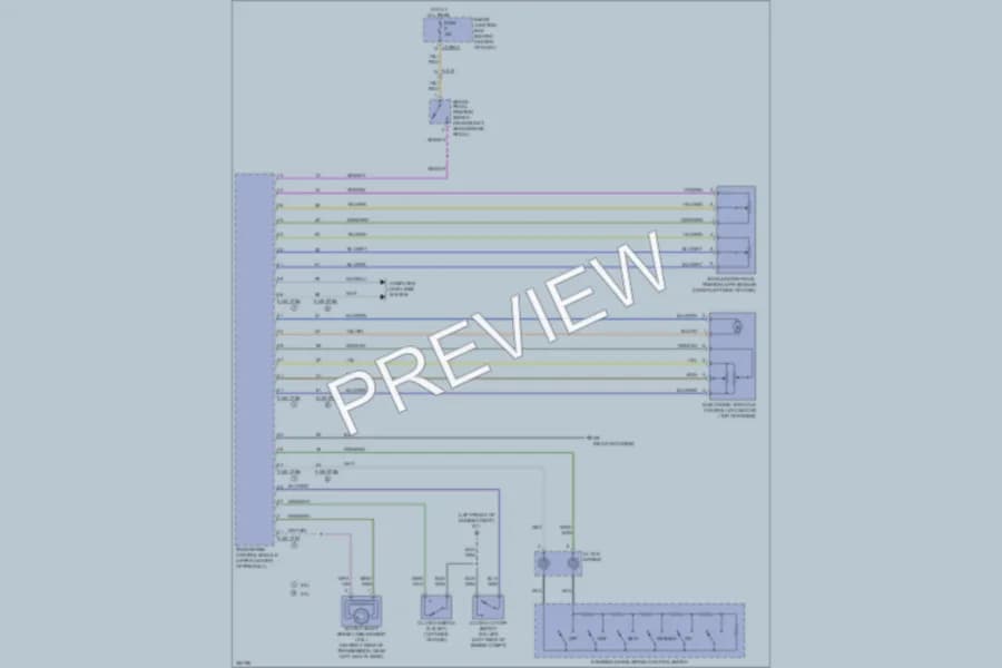 2011 Mazda Tribute Cruise Control wiring diagram preview