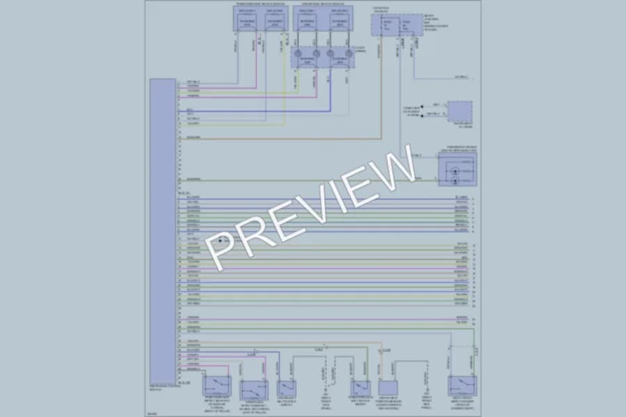 2011 Mazda Tribute Supplemental Restraints wiring diagram preview