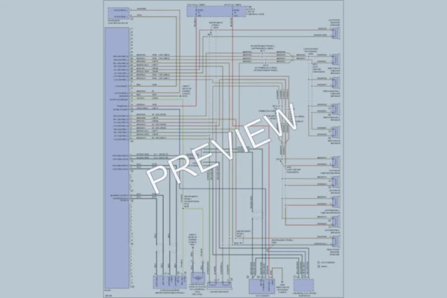 2011 MercedesBenz 2500Sprinter Radio wiring diagram preview