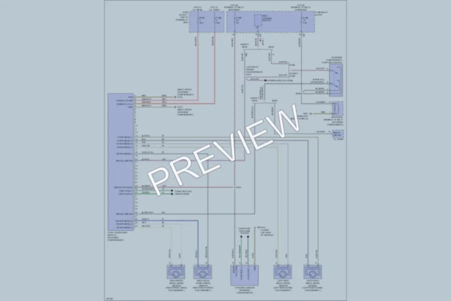 2011 MercedesBenz 3500Sprinter Anti Lock Brakes wiring diagram preview