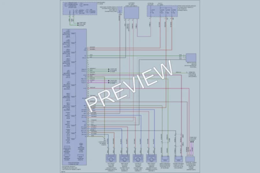 2011 MercedesBenz C300 Anti Lock Brakes wiring diagram preview
