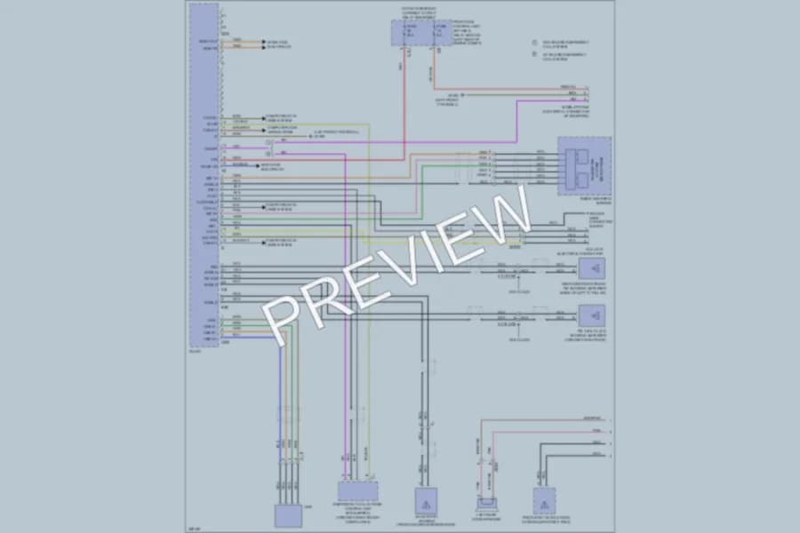 2011 MercedesBenz C300 Radio wiring diagram preview