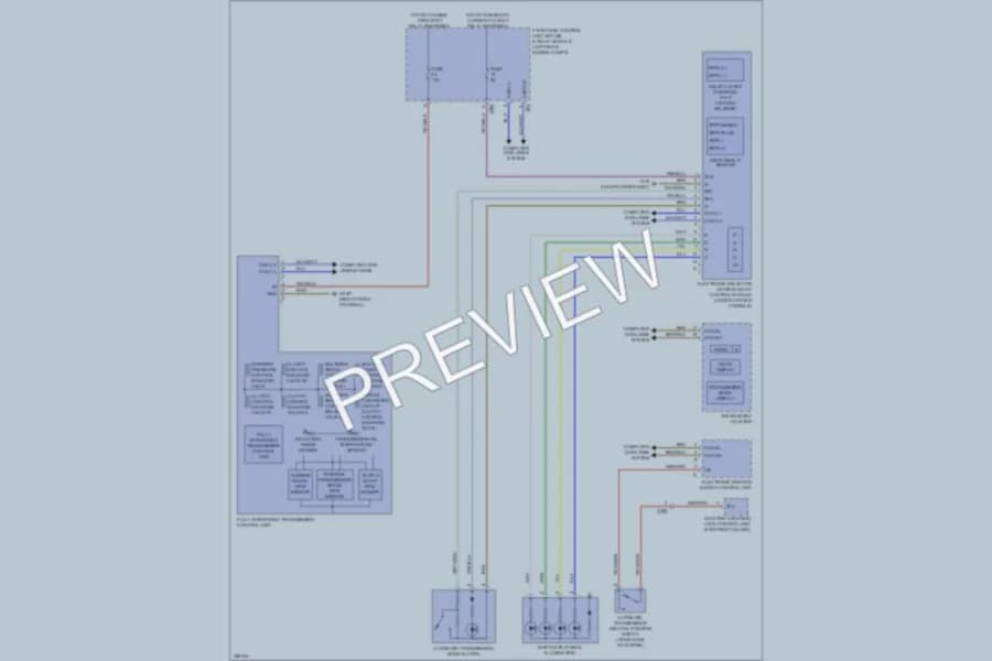 2011 MercedesBenz C300 Transmission wiring diagram preview