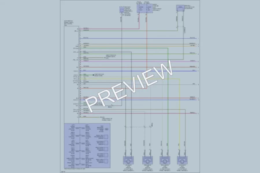 2011 MercedesBenz CLS550 Anti Lock Brakes wiring diagram preview