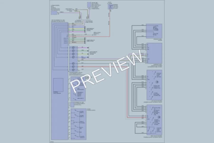 2011 MercedesBenz CLS550 Electronic Power Steering wiring diagram preview