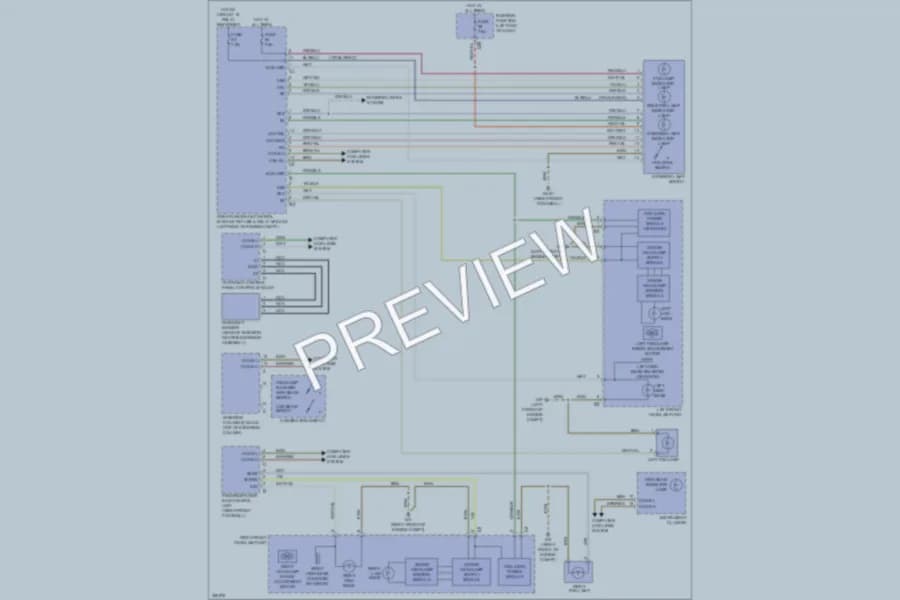 2011 MercedesBenz CLS550 Headlights wiring diagram preview
