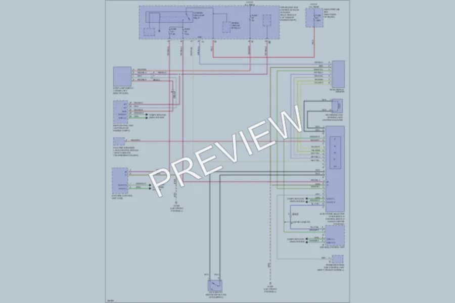 2011 MercedesBenz CLS550 Shift Interlock wiring diagram preview