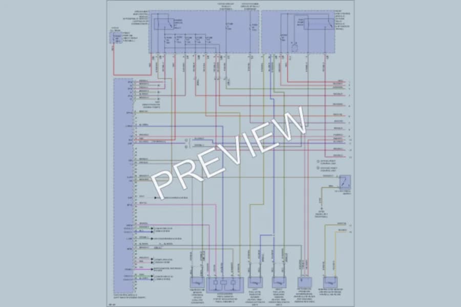 2011 MercedesBenz E350 Engine Performance wiring diagram preview