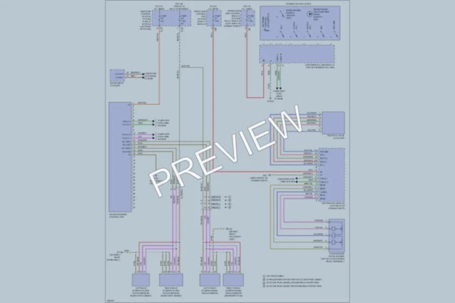 2011 MercedesBenz E350BLUETEC Cruise Control wiring diagram preview