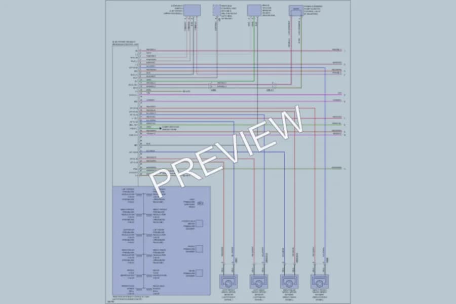 2011 MercedesBenz E550 Anti Lock Brakes wiring diagram preview